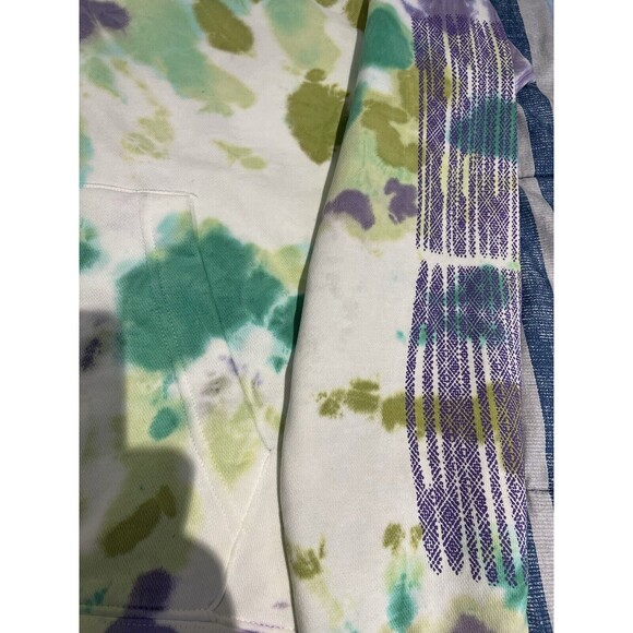 Nike mens L pullover hoodie sweatshirt sportswear club fleece Ice-Dye - Picture 8 of 9